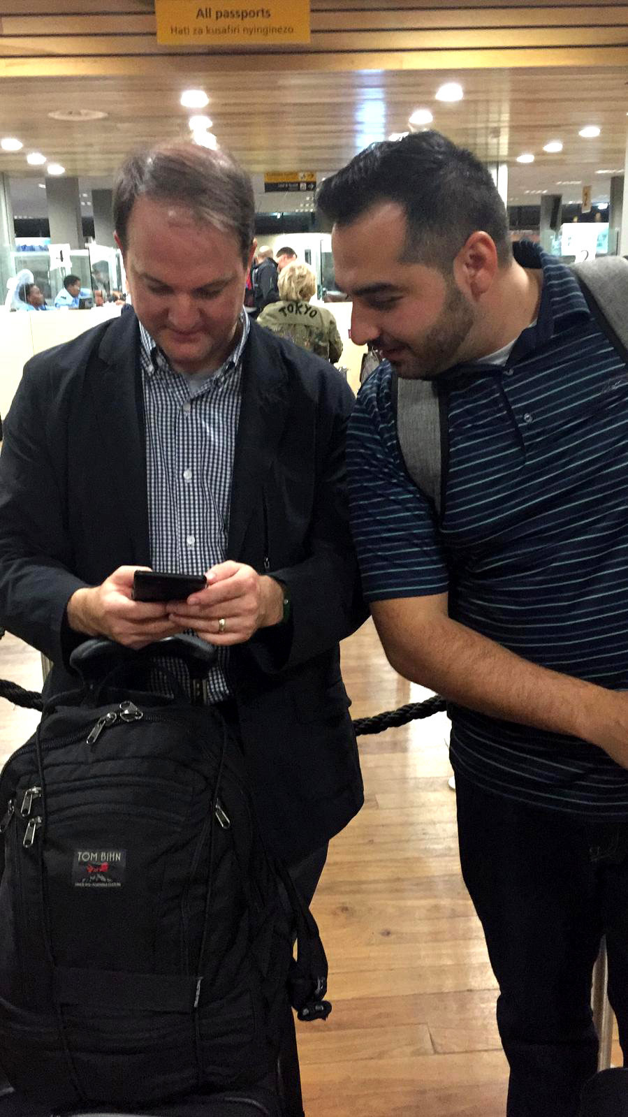 Bro. Aaron McGeary checking in with his family.