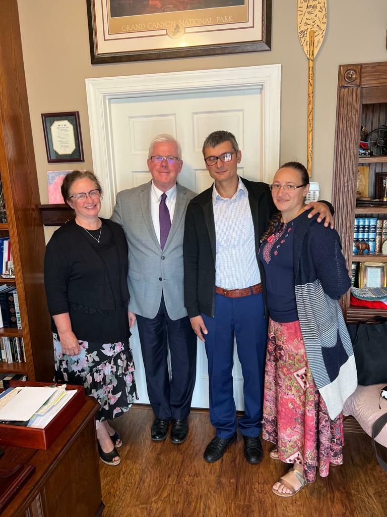 Sis. Becky, Bro. Barry, Bro. Kostya and his wife