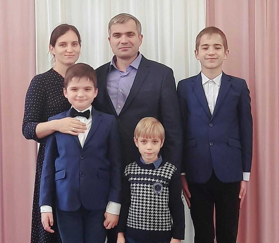 This is Bro. Taras and his family who live near Odessa, Ukraine. This photo was taken in better times!