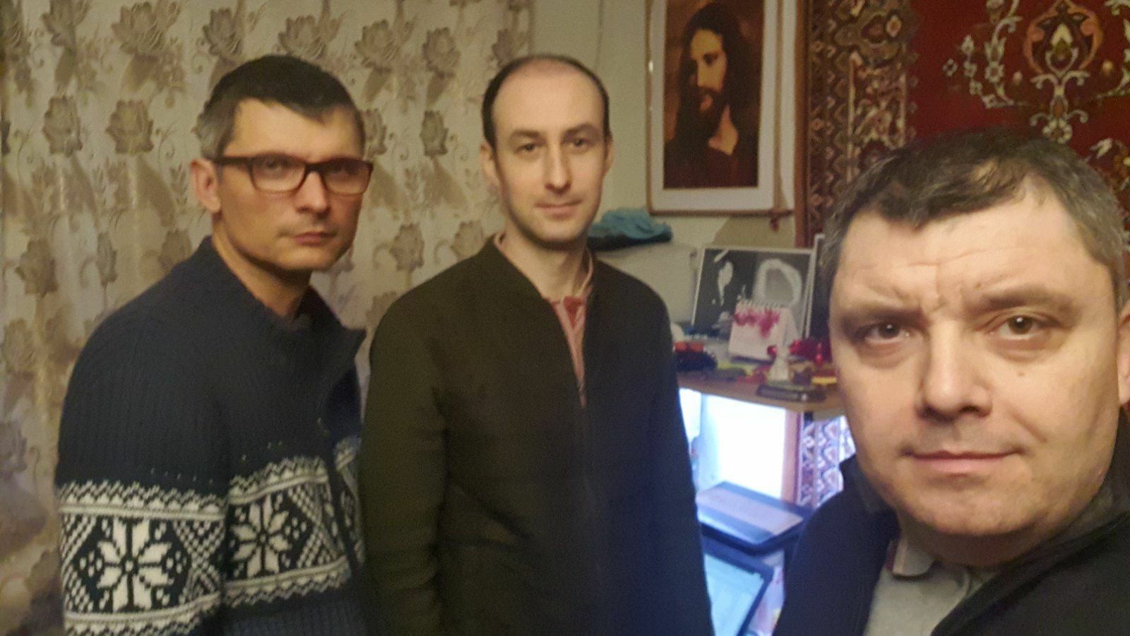 From left to right: Kostya Timoshenko, Ruslan Krynicky, Oleg Udalevich.