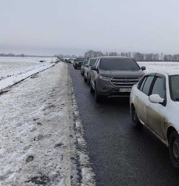 "Bro Alex drove Bro Pavel from Krivojy to Vinnitsa, Ukraine yesterday. He is a local brother. It took them 13 hours to drive 400 km, they passed through 30 military check points and waited in huge lines of cars. No petrol on gas stations hardly."